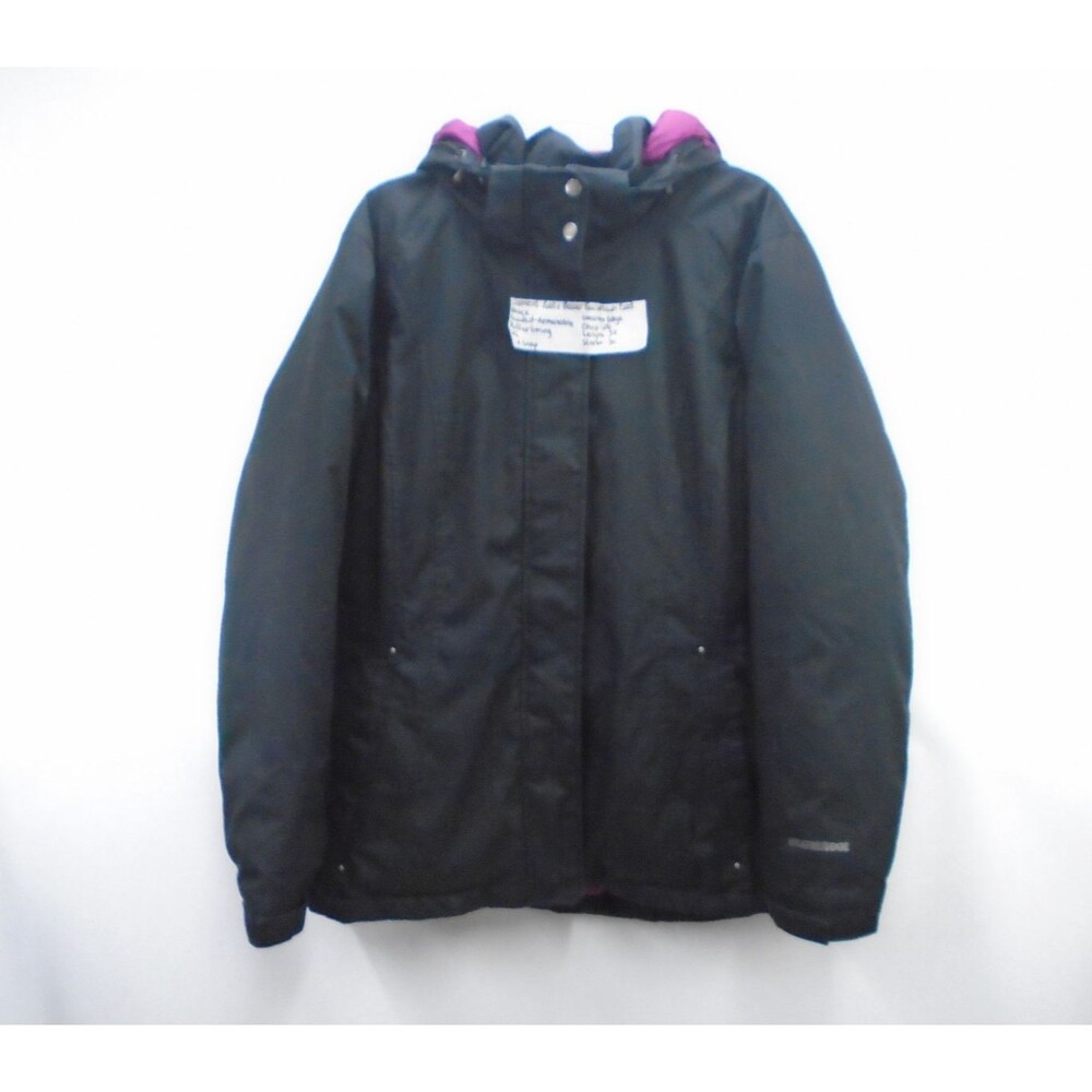 Eddie Bauer WeatherEdge Goose Down Coat Womens XXL Black Puffer Jacket Winter